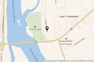 Map with location marker