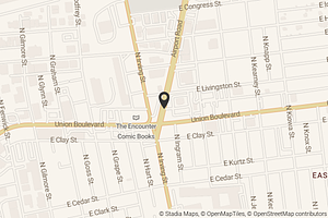 Map with location marker