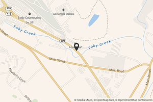 Map with location marker