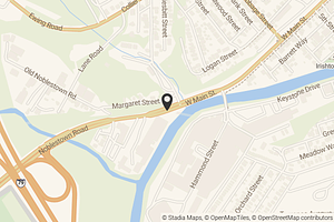 Map with location marker