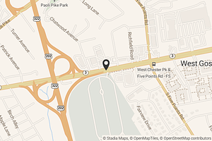 Map with location marker