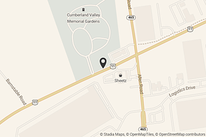 Map with location marker