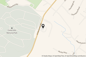 Map with location marker