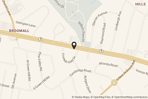 Map with location marker