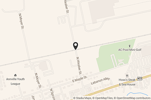 Map with location marker