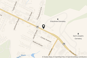 Map with location marker