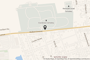 Map with location marker