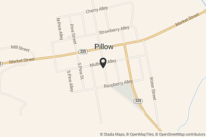 Map with location marker