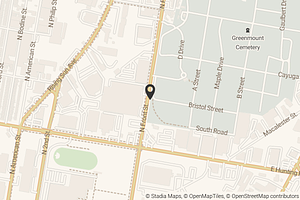 Map with location marker