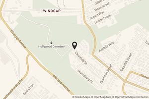 Map with location marker