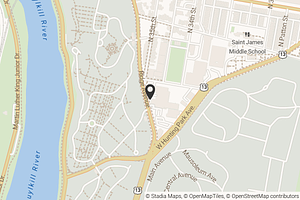 Map with location marker