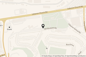 Map with location marker