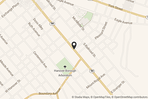 Map with location marker