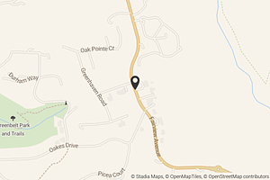 Map with location marker