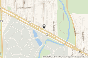 Map with location marker