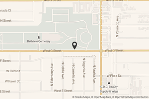 Map with location marker