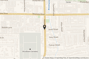 Map with location marker