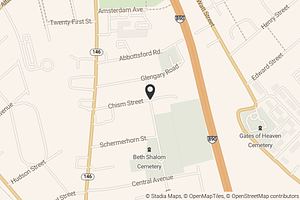 Map with location marker