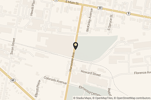 Map with location marker