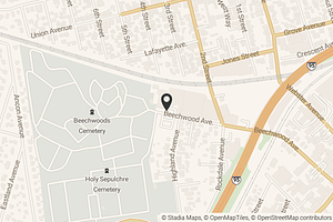 Map with location marker