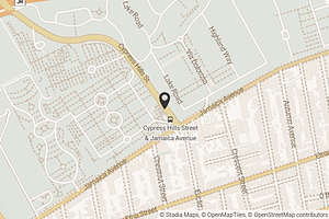 Map with location marker