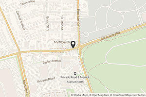 Map with location marker