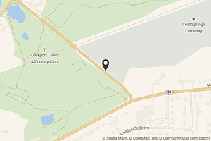 Map with location marker