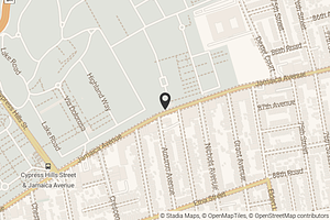 Map with location marker