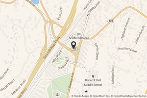 Map with location marker