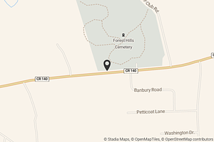 Map with location marker