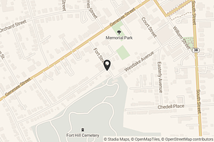 Map with location marker