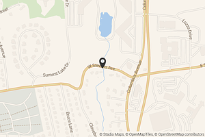 Map with location marker