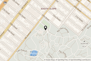 Map with location marker