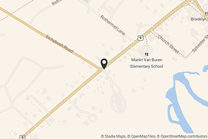 Map with location marker