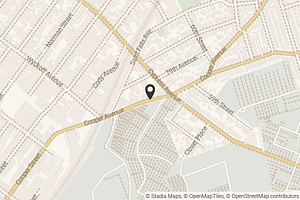 Map with location marker