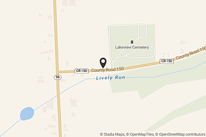 Map with location marker