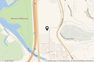 Map with location marker