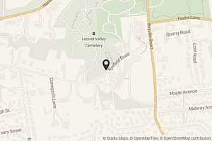 Map with location marker