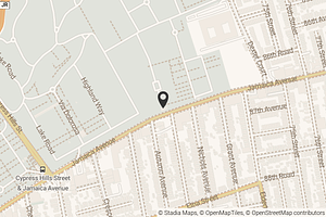 Map with location marker