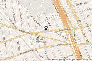 Map with location marker