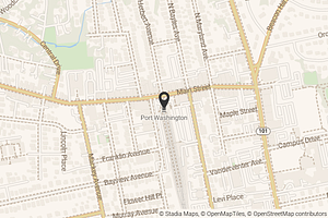 Map with location marker