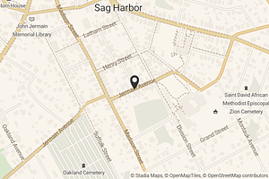 Map with location marker