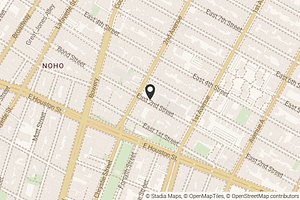 Map with location marker