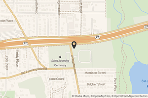 Map with location marker