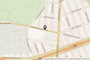 Map with location marker