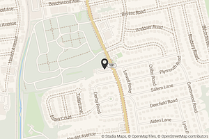 Map with location marker