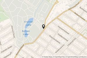 Map with location marker