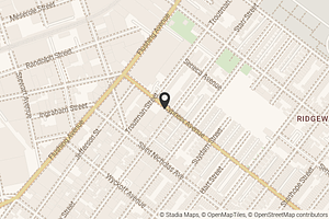 Map with location marker