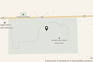 Map with location marker