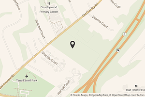 Map with location marker